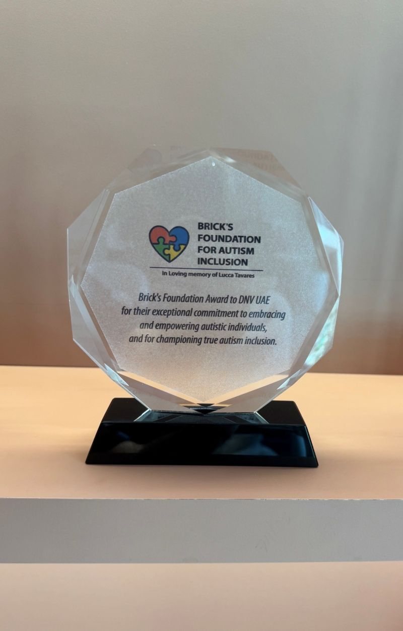 The Brick's Foundation Award to DNV UAE