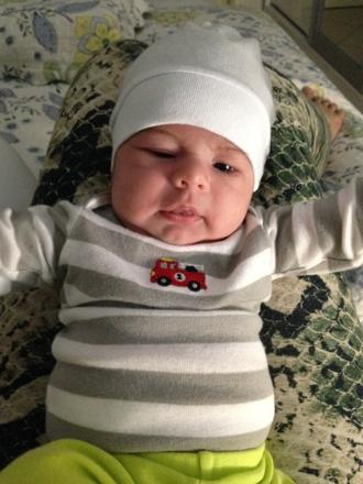 Lucca as a baby