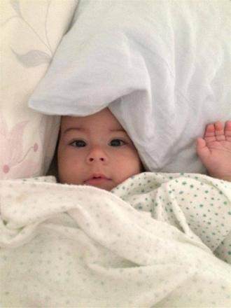 Lucca as a baby