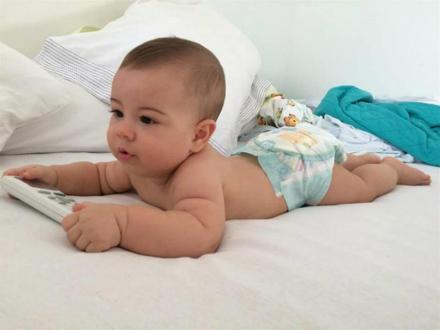 Lucca as a baby
