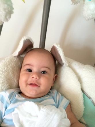 Lucca as a baby