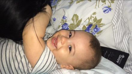 Lucca as a baby