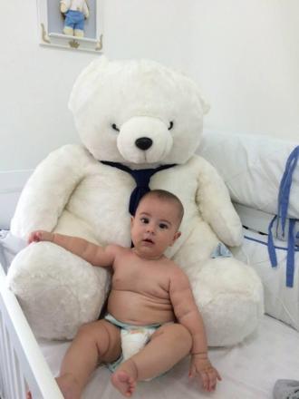 Lucca as a baby