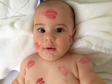 Lucca as a baby