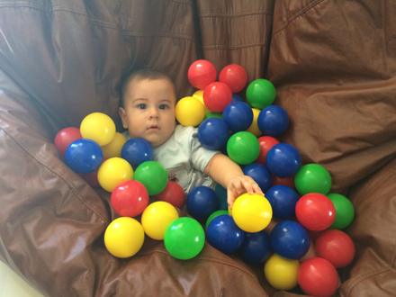 Lucca as a baby