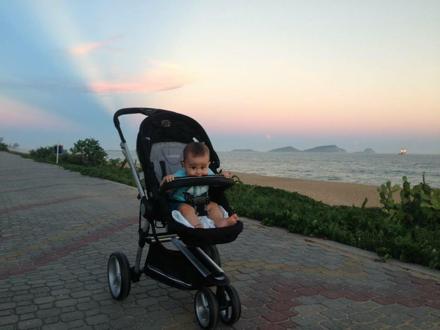 Lucca as a baby